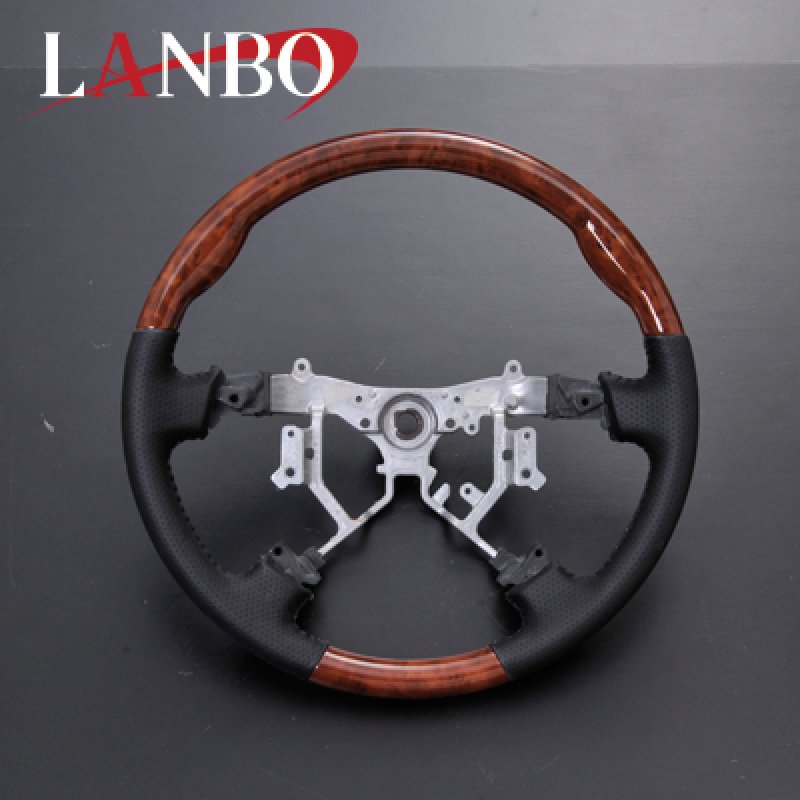 画像2: LANBO オリジナルステアリング ノーマルグリップ  ［ハイエース 200系1-3型］ (2)