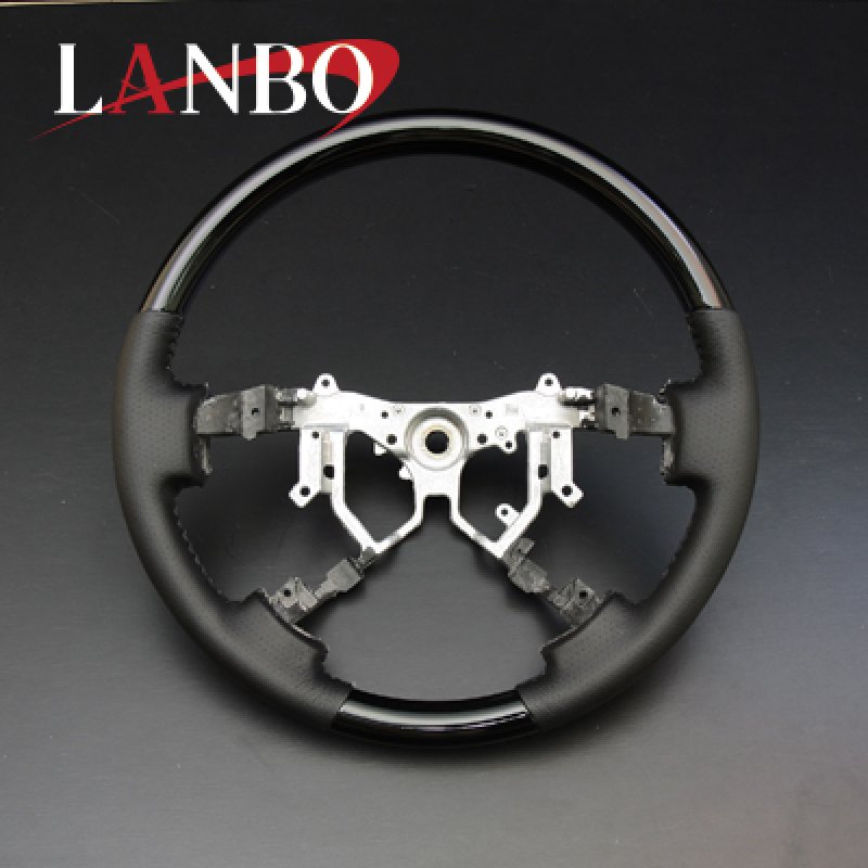 画像3: LANBO オリジナルステアリング ノーマルグリップ  ［ハイエース 200系 4-8型］ (3)
