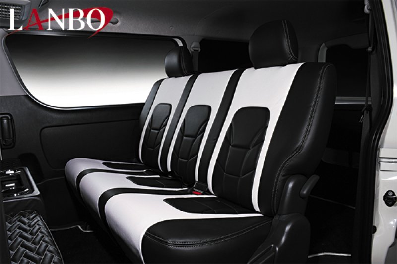 画像3: LANBO レザーシートカバー Type VOID 200系ハイエース S-GL (3)