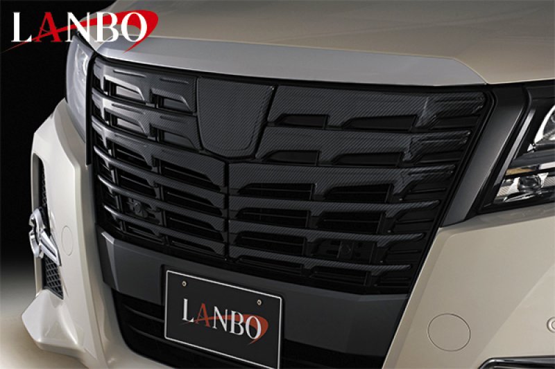 LANBO フロントグリルガーニッシュ［アルファード GGH/AGH3# ］