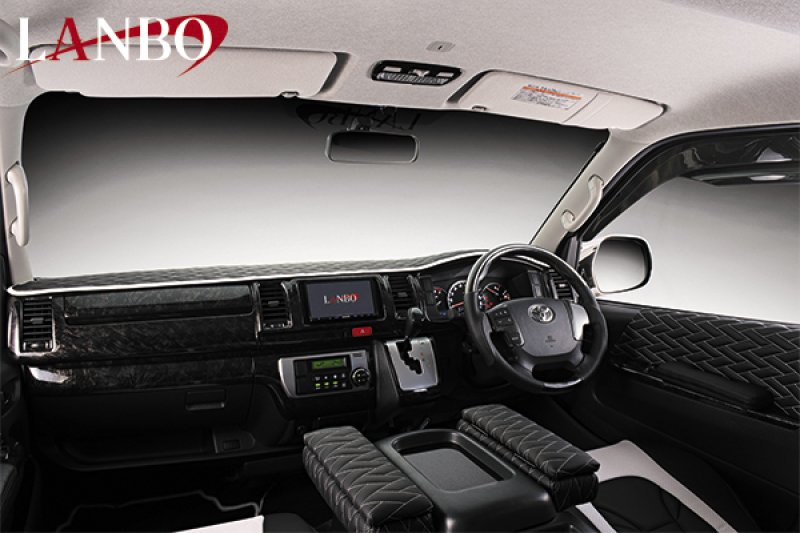 画像4: LANBO 3Dインテリアパネル 15ピースセット ハイエース 200系 4-8型 (4)
