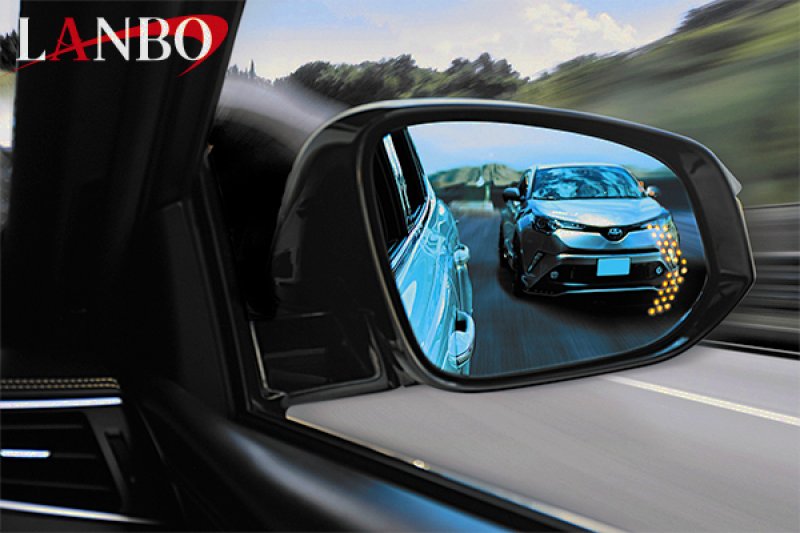 画像1: LANBO ウイングミラー＆BSMシステム［ハリアー60系］ (1)