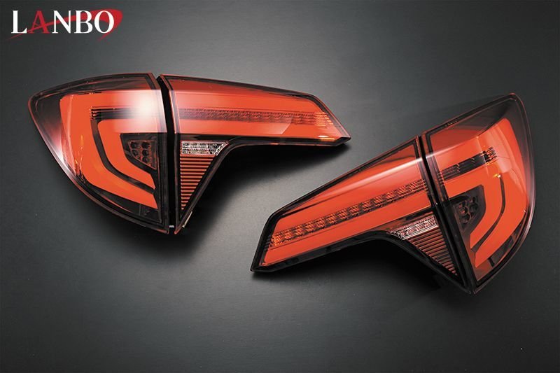 ヴェゼル VEZEL LANBO テールランプ スモーク シーケンシャル ヴェゼル VEZEL RU1-4 LANBO LED テールランプ LTL-VEZEL-SM