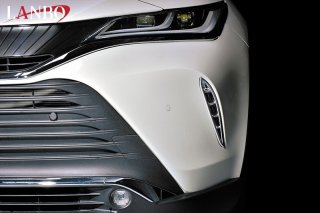 ハリアー 80 PHV カラードバンパーダクトイルミ ピアノブラック 純白