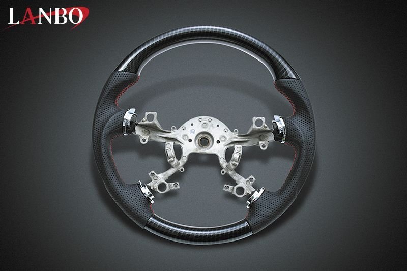 画像4: LANBO オリジナルステアリング ガングリップ ［デリカD:5 前期 CV#W ］ (4)