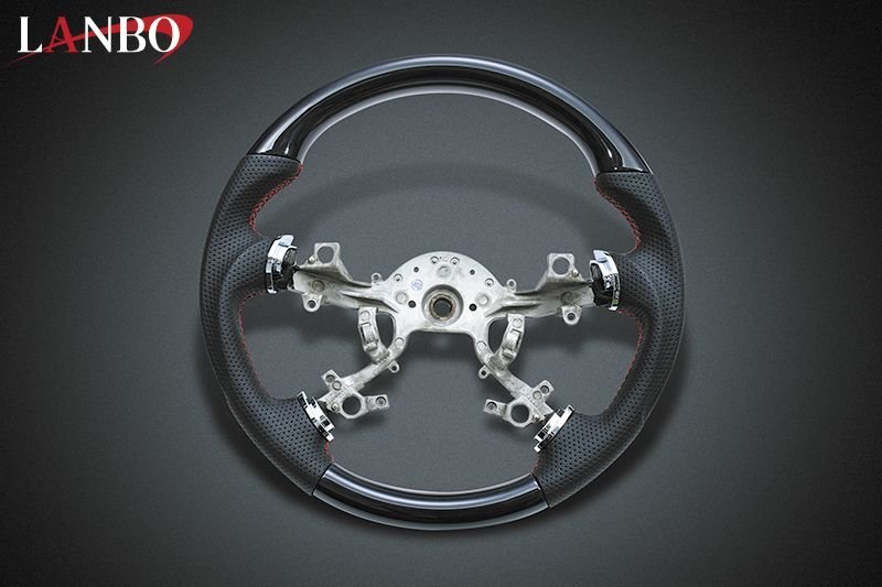 画像1: LANBO オリジナルステアリング ガングリップ ［デリカD:5 前期 CV#W ］ (1)