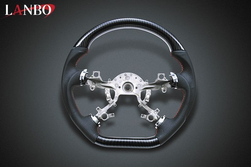 画像4: LANBO オリジナルステアリング ガングリップ D-TYPE ［デリカD:5 前期 CV#W ］ (4)