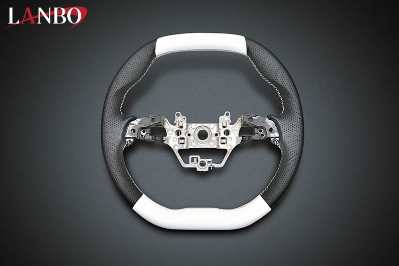 ブラックパンチングレザー&ホワイトレザー