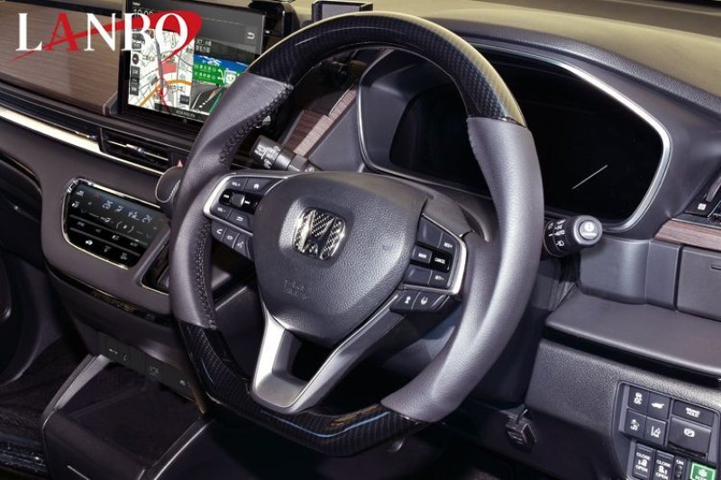 画像4: LANBO オリジナルステアリング ガングリップ ［オデッセイ RC系 後期］ (4)