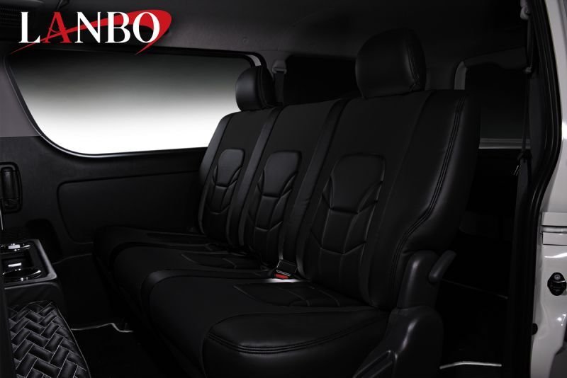 画像10: LANBO レザーシートカバー Type VOID 200系ハイエース S-GL (10)
