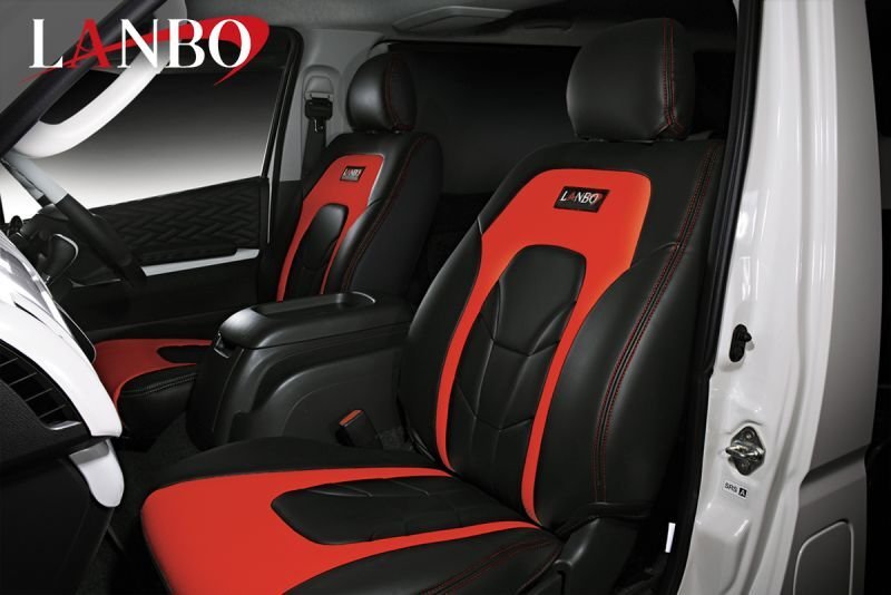 画像5: LANBO レザーシートカバー Type VOID 200系ハイエース S-GL (5)