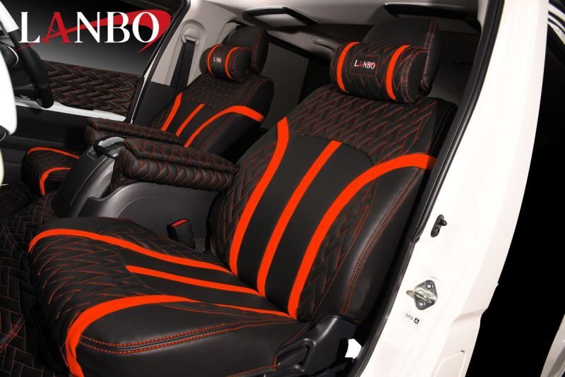 画像4: LANBO レザーシートカバー Type LUXE ハイエース200系 (4)