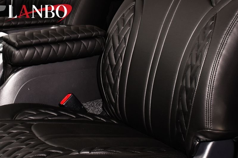 画像9: LANBO レザーシートカバー Type LUXE ハイエース200系 (9)