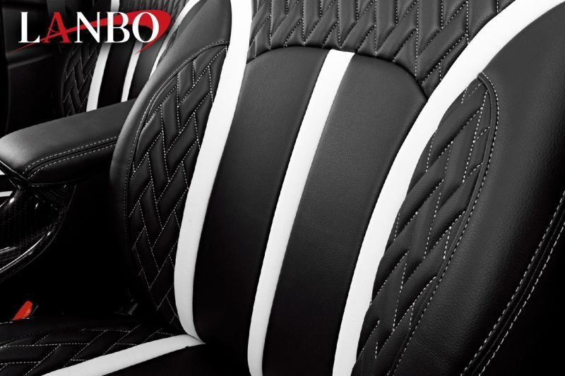 画像3: LANBO レザーシートカバー Type LUXE プリウス 50系 (3)