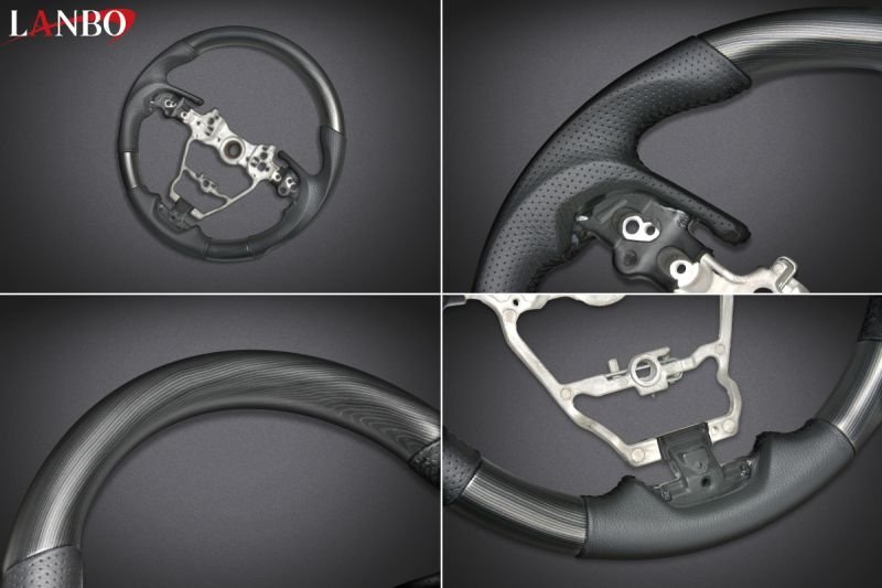 画像5: LANBO オリジナルステアリング ガングリップ ［ハリアー MXUA/AXUH80・85] (5)