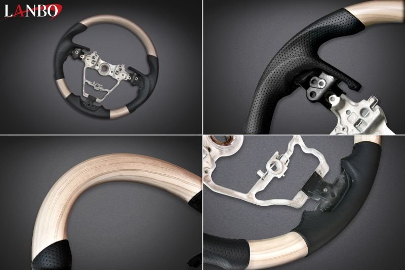 画像3: LANBO オリジナルステアリング ガングリップ ［ハリアー MXUA/AXUH80・85] (3)