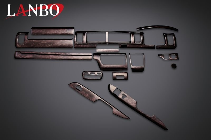 画像14: LANBO 3Dインテリアパネル 15ピースセット ハイエース 200系 4-8型 (14)