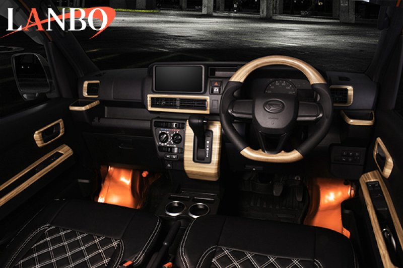 画像1: LANBO  3Dインテリアパネル 8pcs 【アトレー/ハイゼット S700系】 (1)