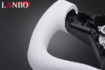 画像14: LANBO ヨークデザイン ステアリング  テスラ model-Y 2021.9－ (14)