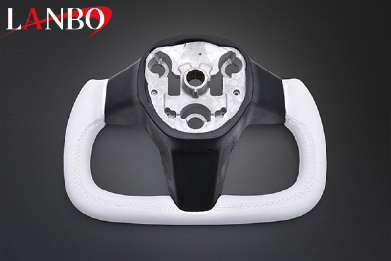 画像8: LANBO ヨークデザイン ステアリング  テスラ model-Y 2021.9- (8)