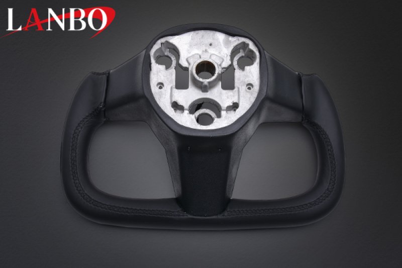 画像17: LANBO ヨークデザイン ステアリング  テスラ model-Y 2021.9- (17)
