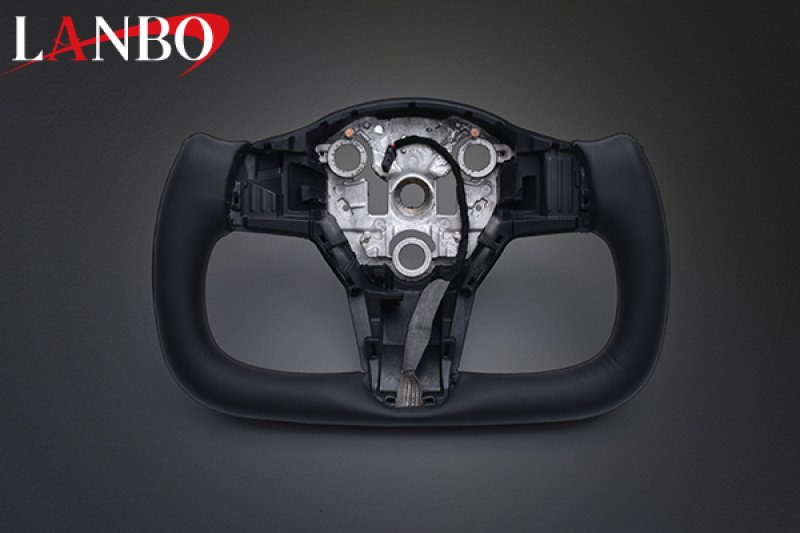 画像10: LANBO ヨークデザイン ステアリング  テスラ model-Y 2021.9- (10)
