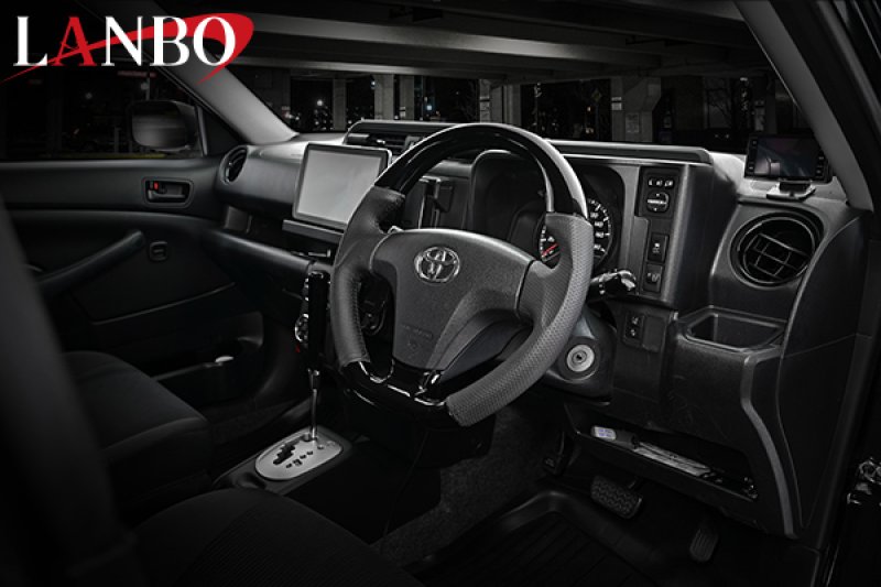 画像2: LANBO オリジナルステアリング ガングリップ 【ハイゼットトラック/ハイゼットジャンボ S500P:前期/S510P:前期 】 (2)