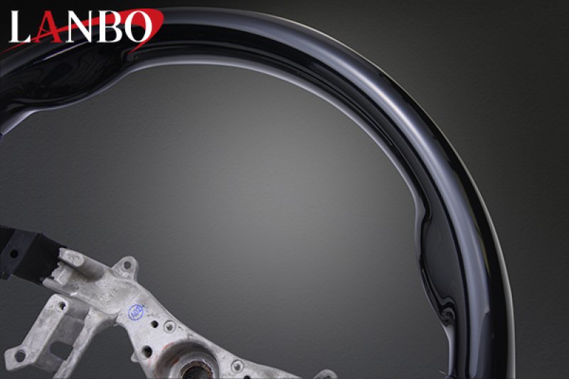 画像17: LANBO オリジナル ステアリング D型ガングリップ［ハイエース 200系4-8型］ (17)