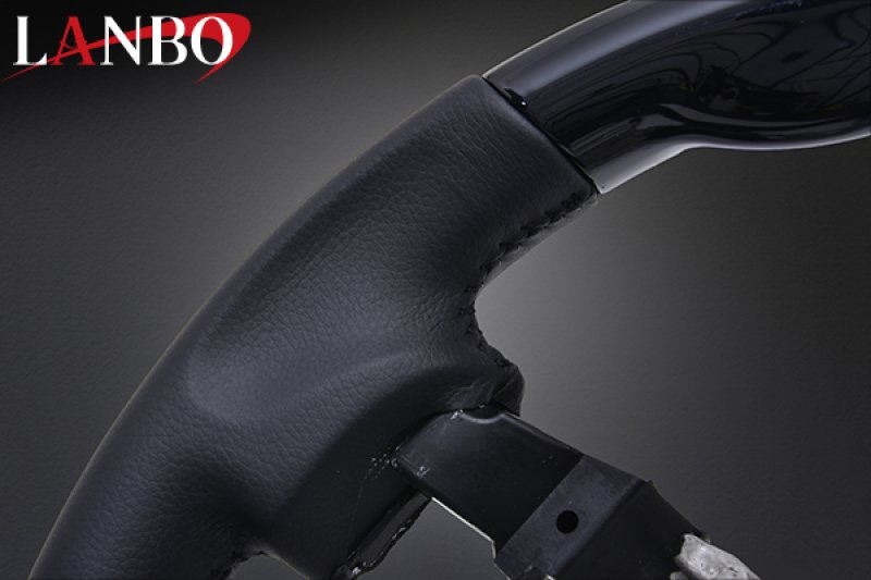 画像16: LANBO オリジナル ステアリング D型ガングリップ［ハイエース 200系4-8型］ (16)