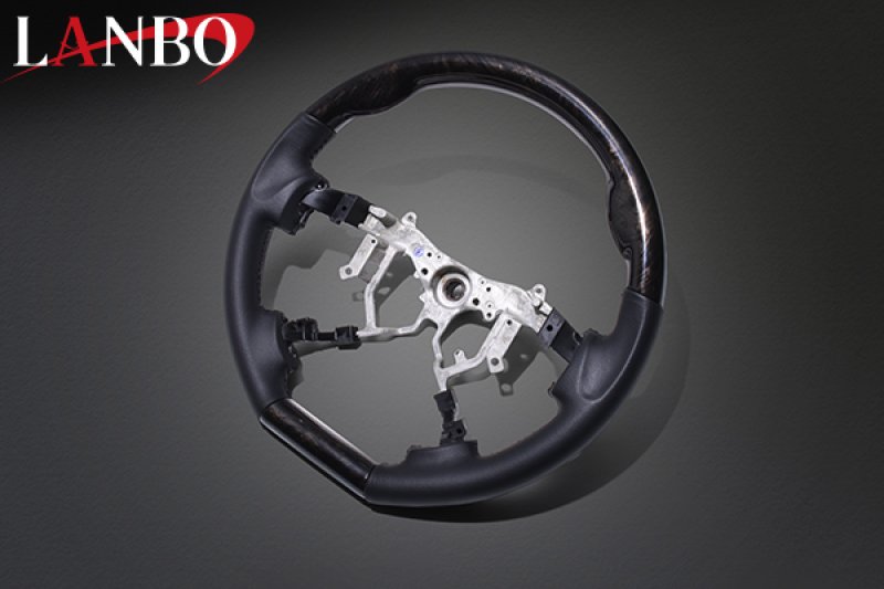 画像3: LANBO オリジナル ステアリング D型ガングリップ［ハイエース 200系4-8型］ (3)