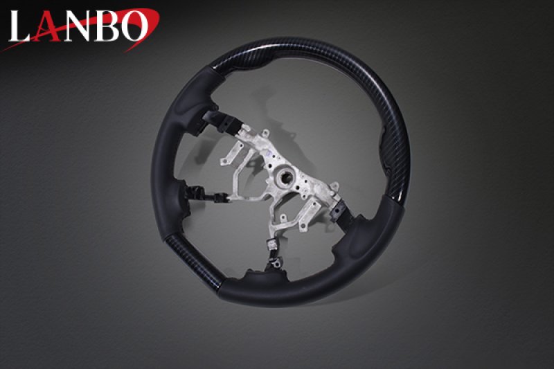 画像21: LANBO オリジナル ステアリング D型ガングリップ［ハイエース 200系4-8型］ (21)