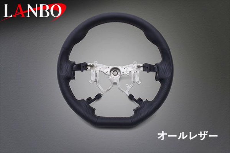 画像26: LANBO オリジナル ステアリング D型ガングリップ［ハイエース 200系4-8型］ (26)