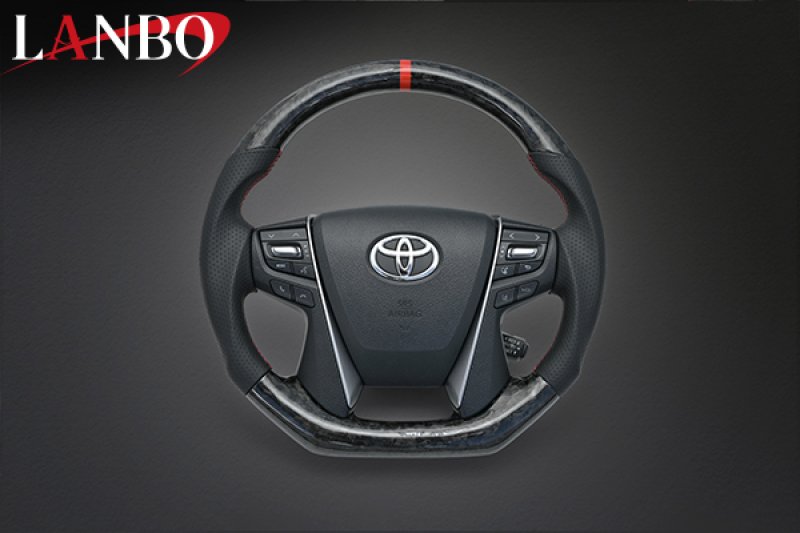 画像3: LANBO プレミアムスポーツ ステアリング  クラウン［210系］ (3)
