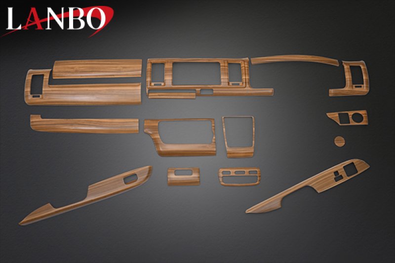 画像16: LANBO 3Dインテリアパネル 15ピースセット ハイエース 200系 4-8型 (16)