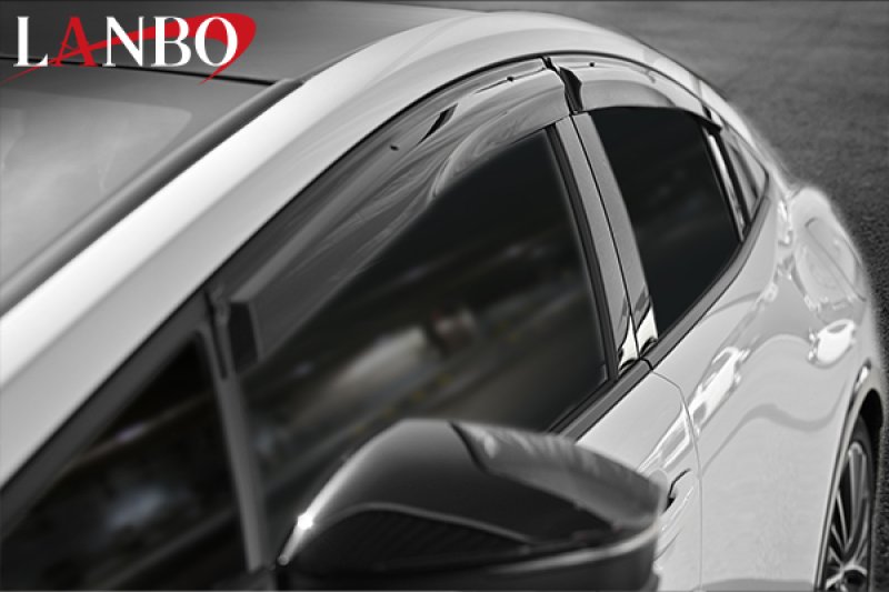 画像2: LANBO スタイリッシュサイドバイザー［プリウス MXWH/ZVW60・65］ (2)