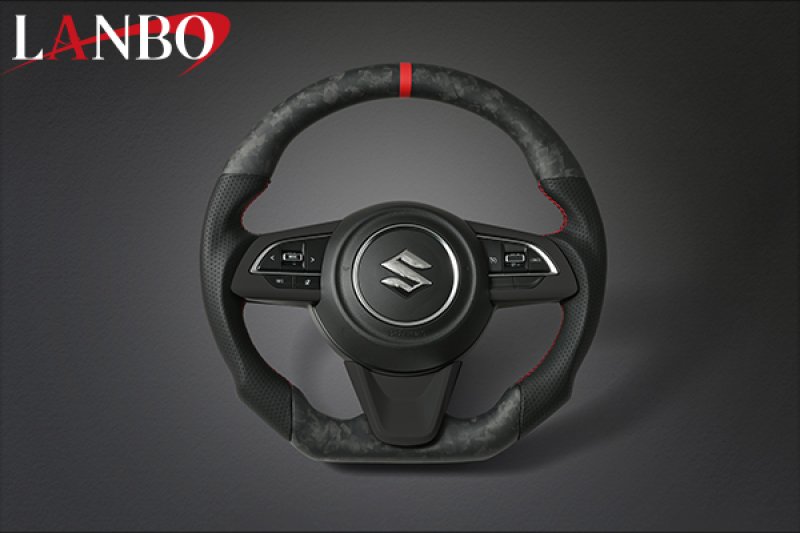画像10: LANBO プレミアムスポーツ ステアリング  ［JIMNY/SIERRA/NOMADE　JB64W/74W/JC74W］ (10)