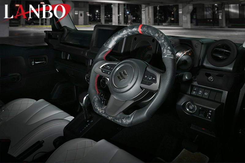 画像9: LANBO プレミアムスポーツ ステアリング  ［JIMNY/SIERRA/NOMADE　JB64W/74W/JC74W］ (9)