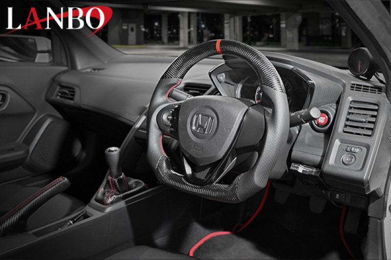 画像2: LANBO プレミアムスポーツ ステアリング S660［JW5］ (2)