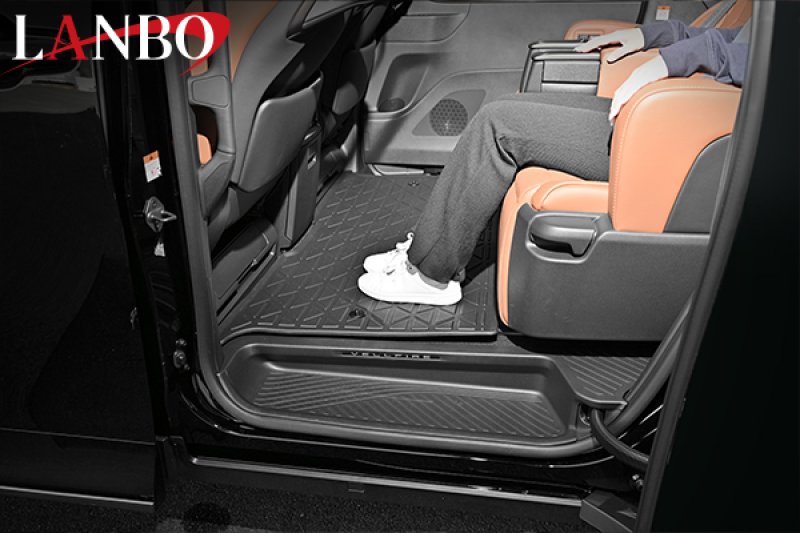 画像4: LANBO 3Dデュアルフロアマット 2列目用 ［アルファード/ヴェルファイア AAHH40W・45W/AGH40W・45W］ (4)