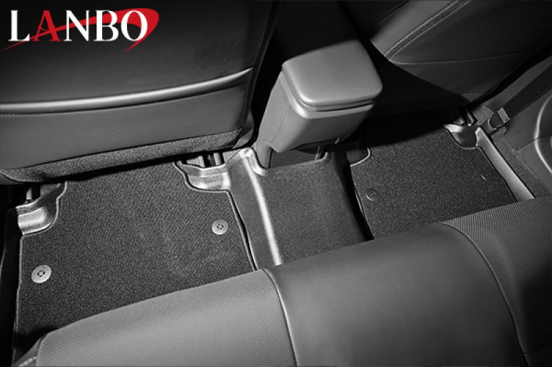 画像2: LANBO 3Dデュアルフロアマット 後部席用 ［プリウス MXWH/ZVW60・65］ (2)