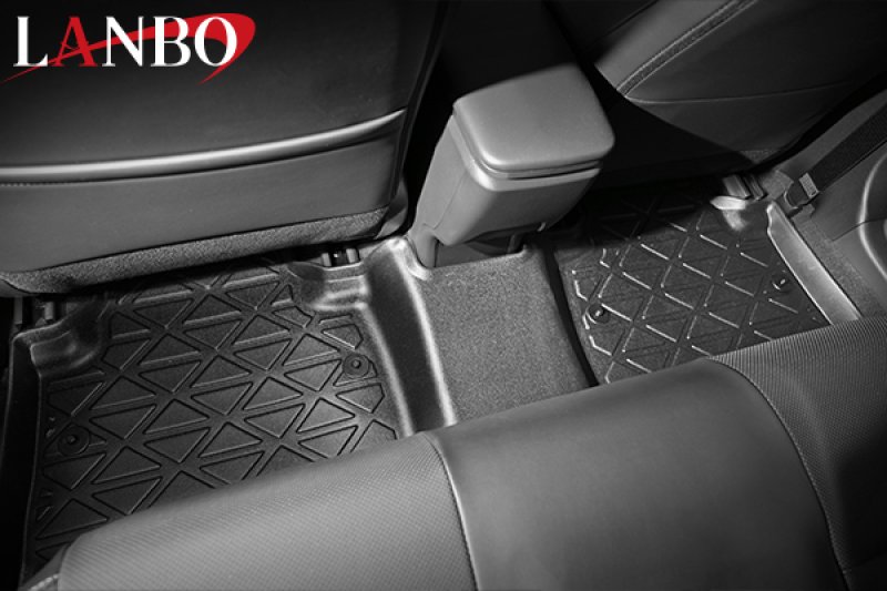画像3: LANBO 3Dデュアルフロアマット 後部席用 ［プリウス MXWH/ZVW60・65］ (3)