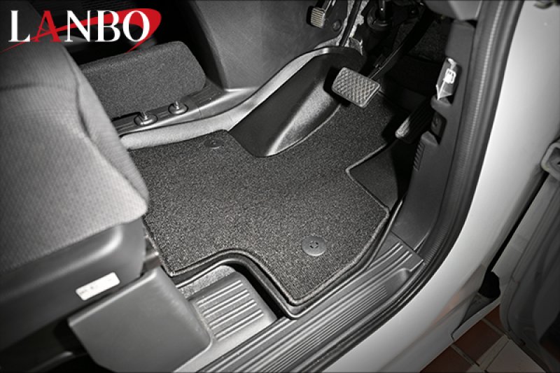 画像2: LANBO 3Dデュアルフロアマット 前方席用 ［N-VAN JJ1/2］ (2)
