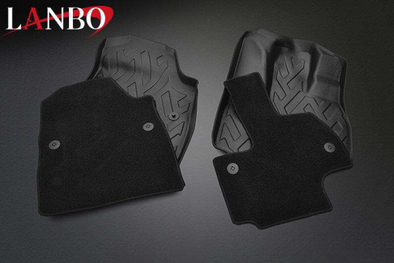 画像8: LANBO 3Dデュアルフロアマット 前方席用 ［N-VAN JJ1/2］ (8)