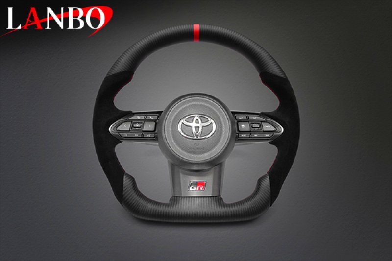 画像7: LANBO プレミアムスポーツ ステアリング  GR YARIS / GRカローラ［GXPA16/GZEA14H］ (7)