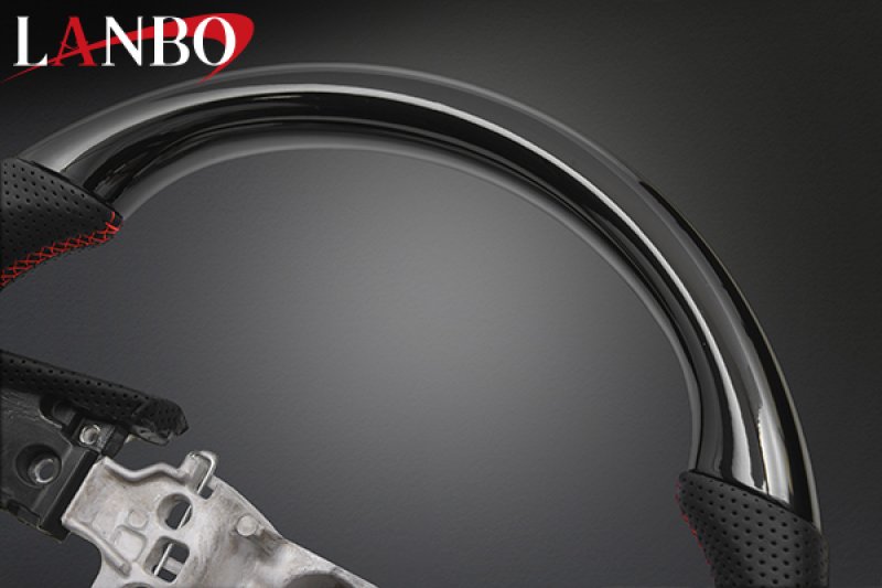 画像13: LANBO オリジナルステアリング ガングリップ D-TYPE ［デリカD:5 後期CV#W ］ (13)