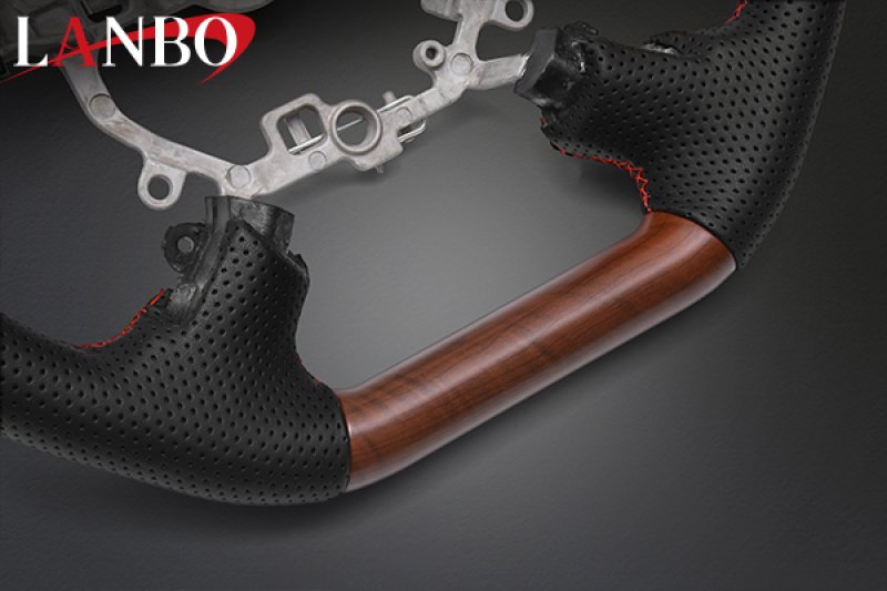 画像9: LANBO オリジナルステアリング ガングリップ D-TYPE ［デリカD:5 後期CV#W ］ (9)