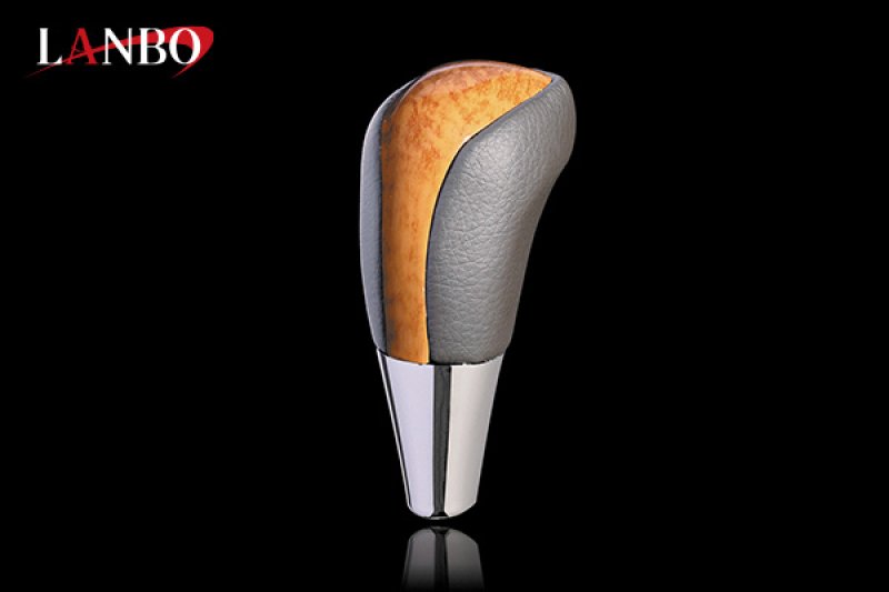 黄木目×ミディアムグレーレザー F-SKT03