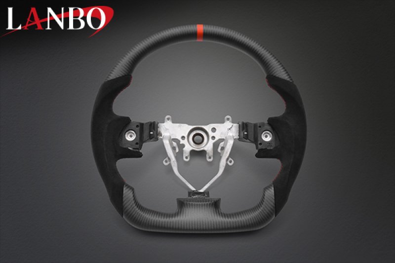 画像1: LANBO プレミアムスポーツ ステアリング  SUBARU インプレッサ 【GE/GH】WRX-STi【GR/GVB】 /フォレスター【SH】/レガシー【BP/BL】 (1)