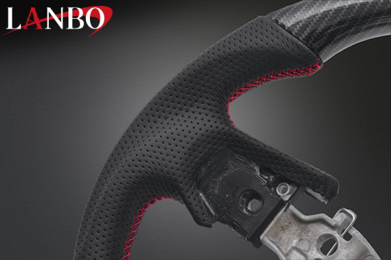 画像16: LANBO オリジナルステアリング ガングリップ D-TYPE ［デリカD:5 後期CV#W ］ (16)