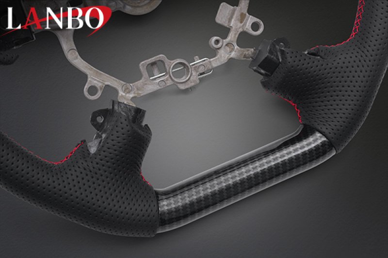 画像18: LANBO オリジナルステアリング ガングリップ D-TYPE ［デリカD:5 後期CV#W ］ (18)